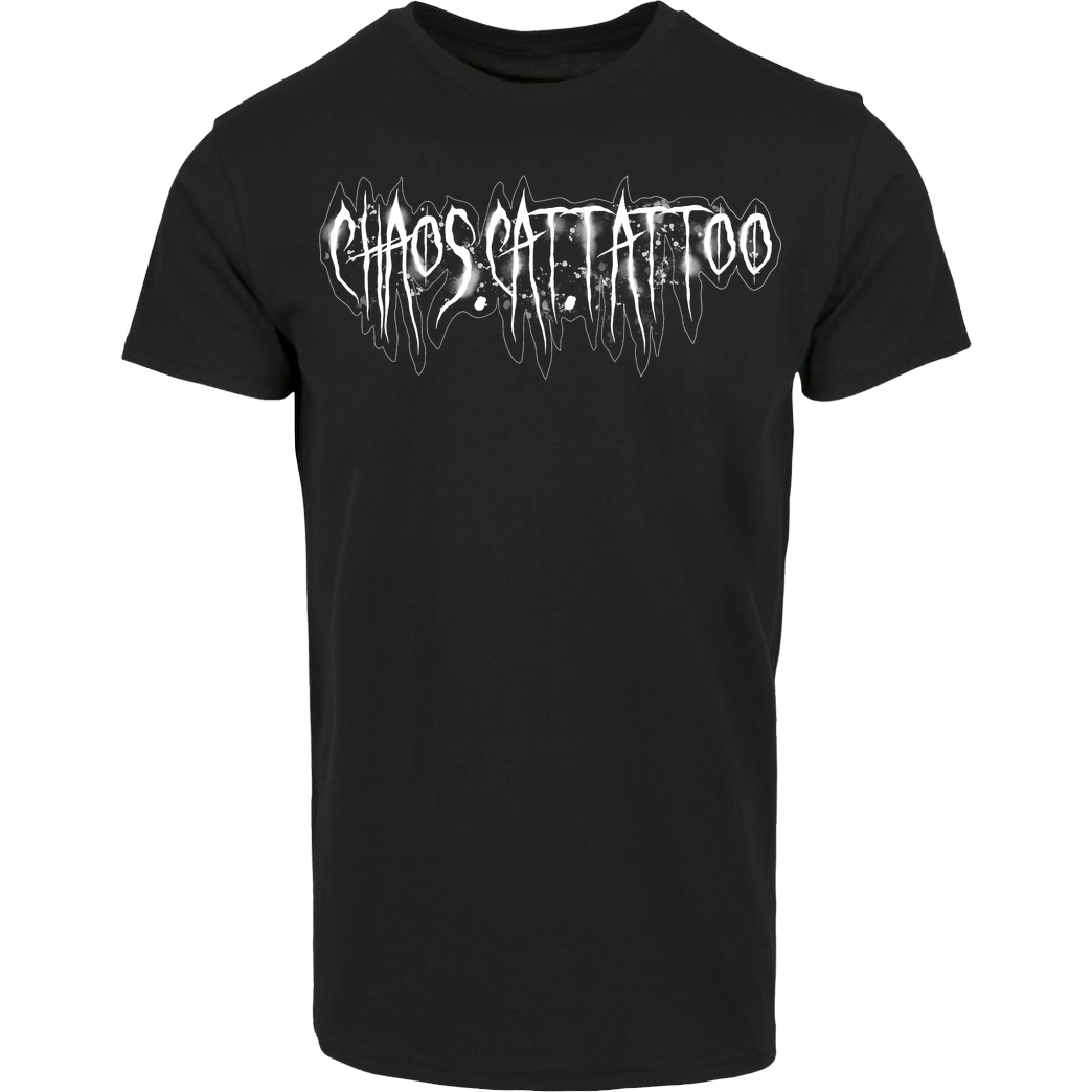 Xtrm.Ink Chaoscat Logo T-Shirt Hausmarke T-Shirt  - Schwarz