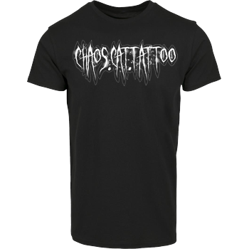 Chaoscat Logo Hausmarke T-Shirt  - Schwarz
