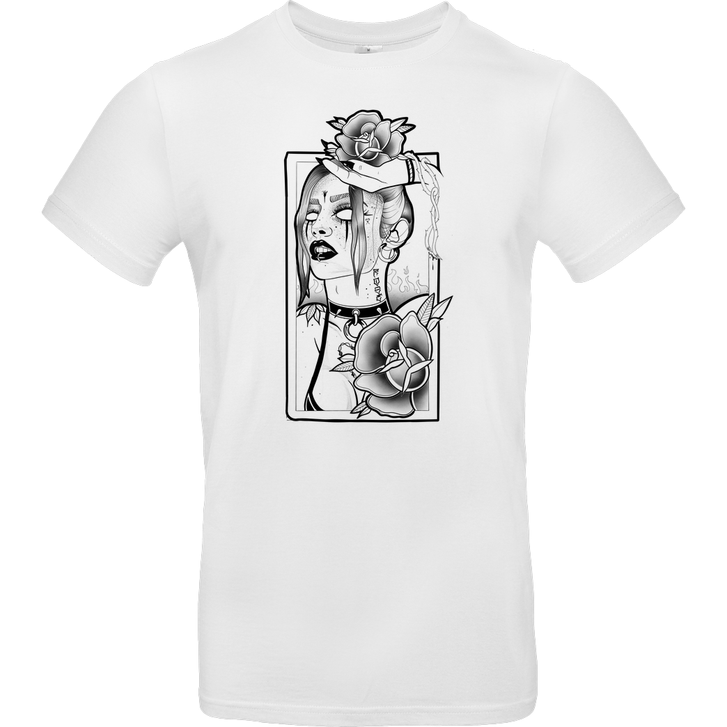 Xtrm.Ink Frau T-Shirt B&C EXACT 190 - Weiß