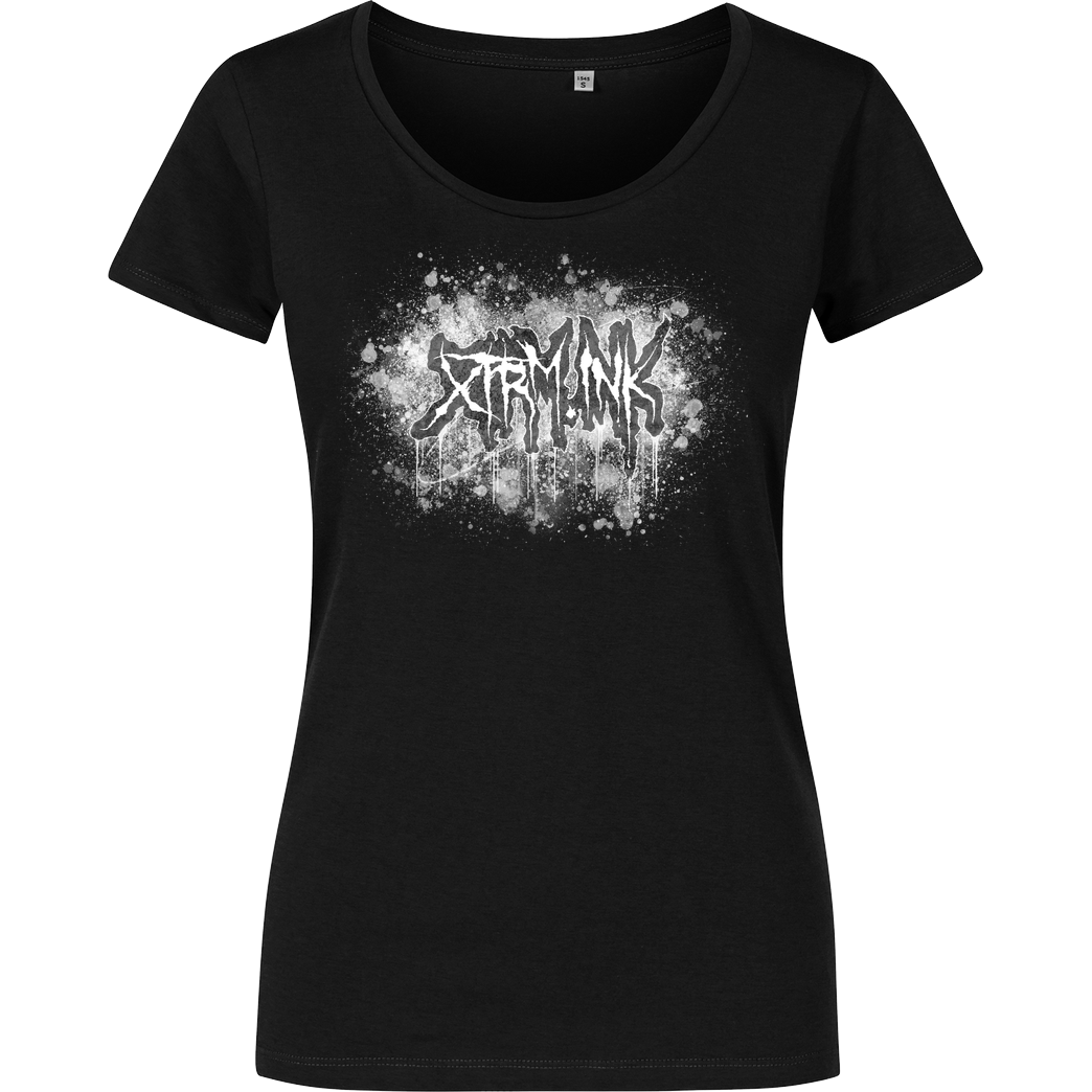 Xtrm.Ink Xtrm.ink Logo T-Shirt Damenshirt schwarz