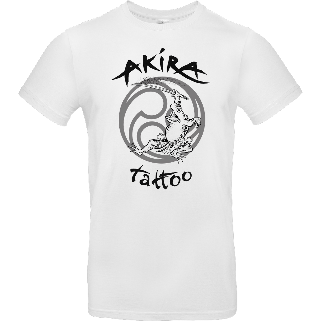Akira Tattoo Akira Frosch T-Shirt B&C EXACT 190 -  White