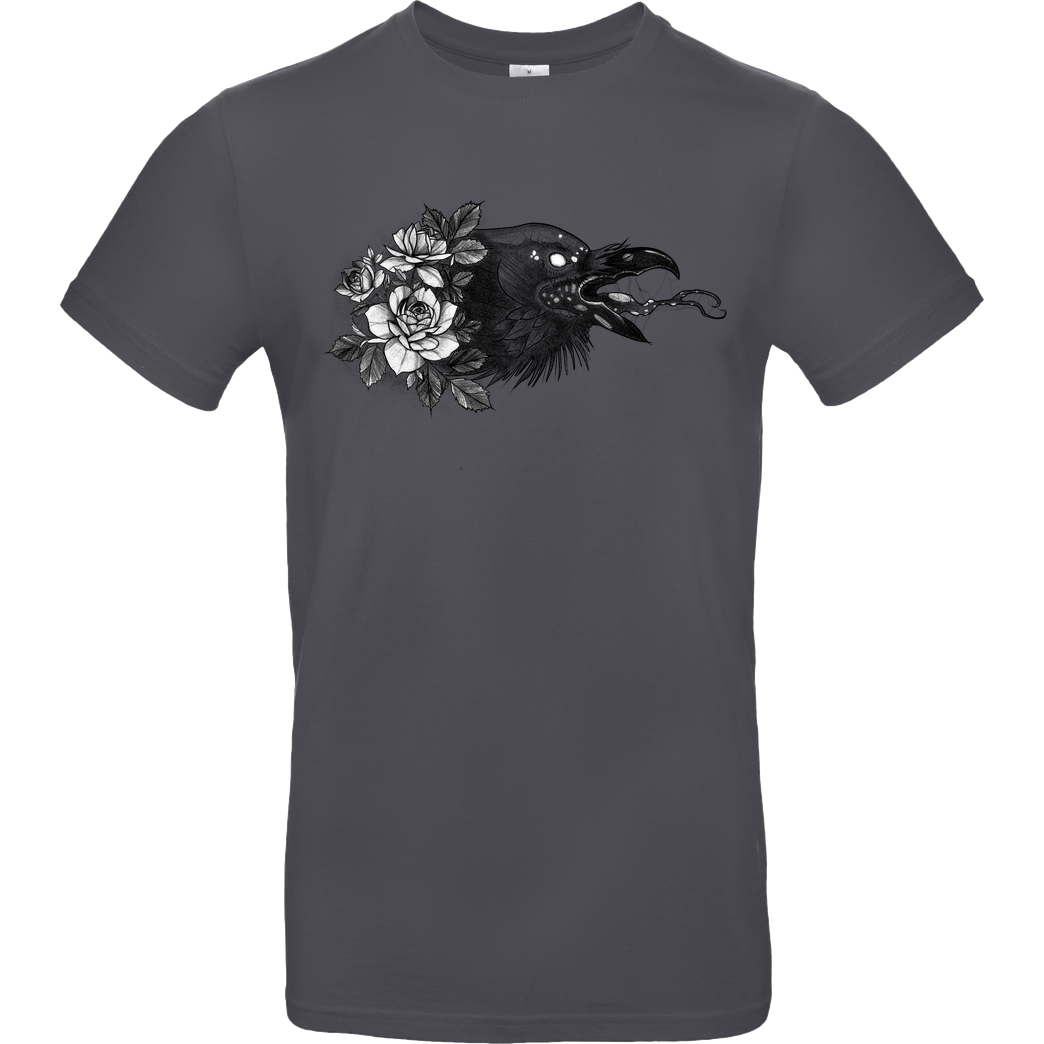 Xtrm.Ink Raven T-Shirt B&C EXACT 190 - Dark Grey