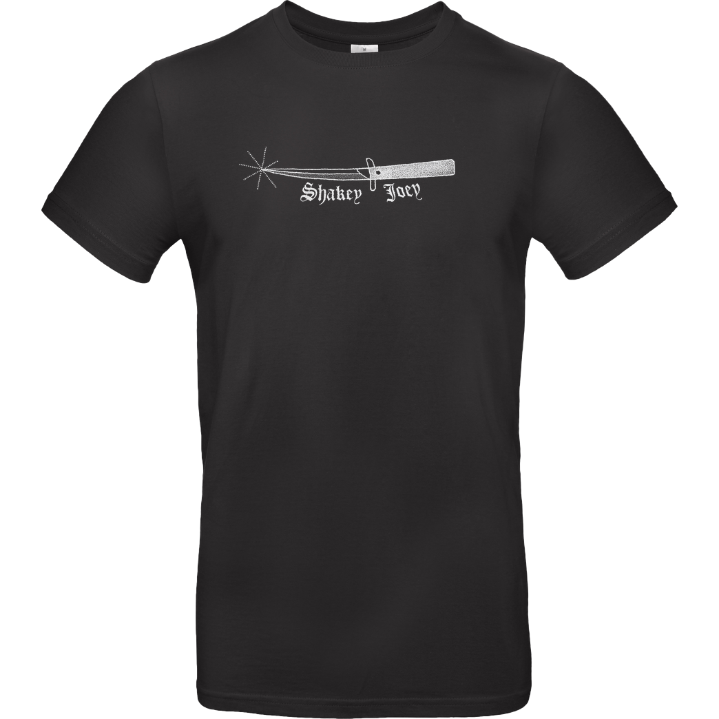 Shakey Joey Shakey Joey - Dagger T-Shirt B&C EXACT 190 - Black
