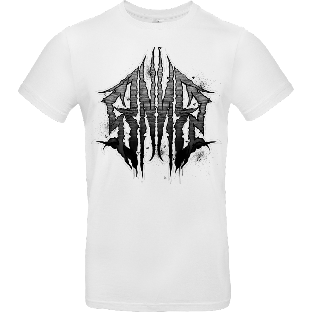 Xtrm.Ink Sinner T-Shirt B&C EXACT 190 -  White