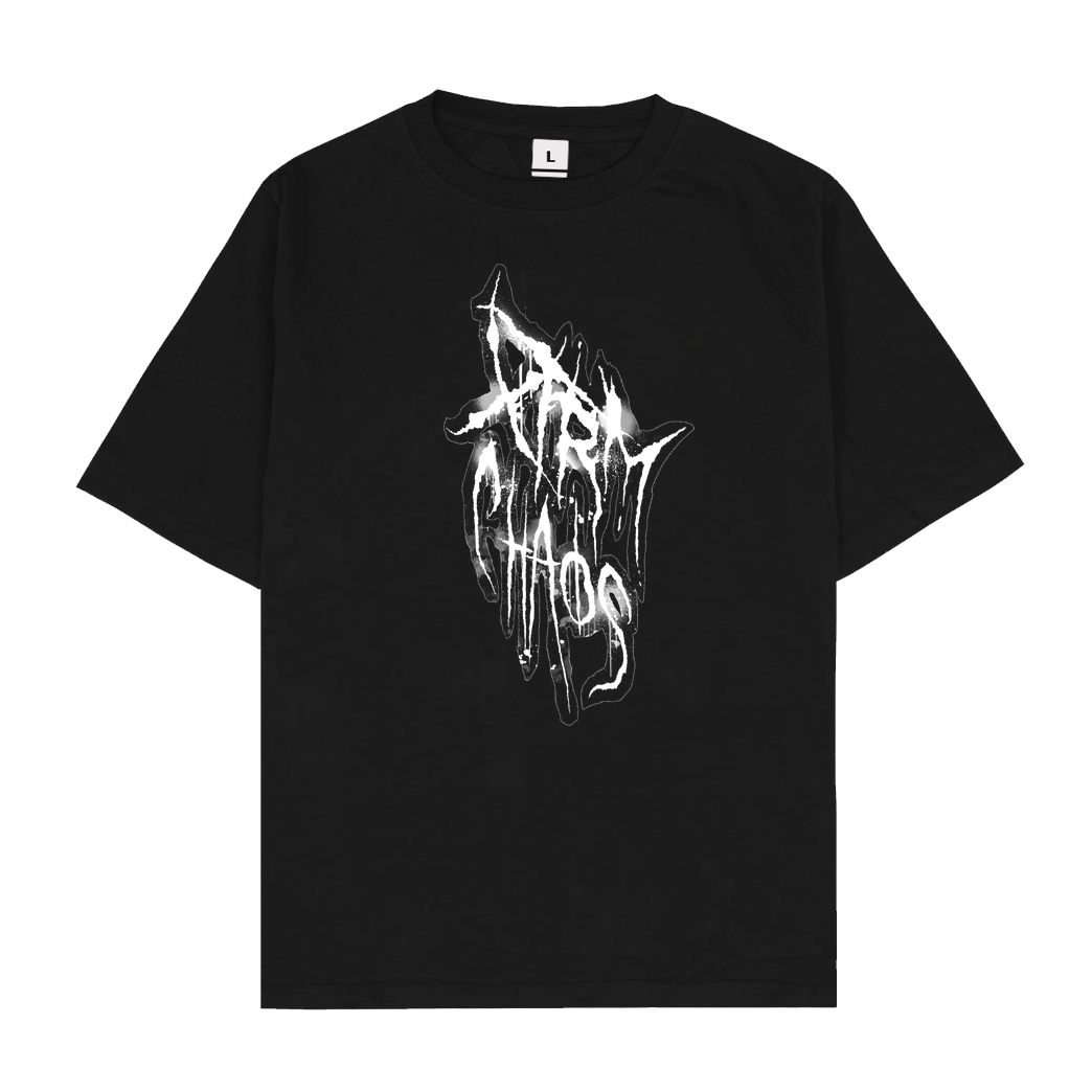 Xtrm.Ink Xtrm.Chaos T-Shirt Oversize T-Shirt - Black