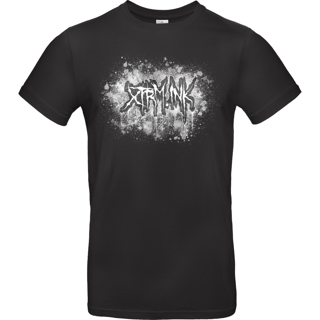 Xtrm.Ink Xtrm.ink Logo T-Shirt B&C EXACT 190 - Black